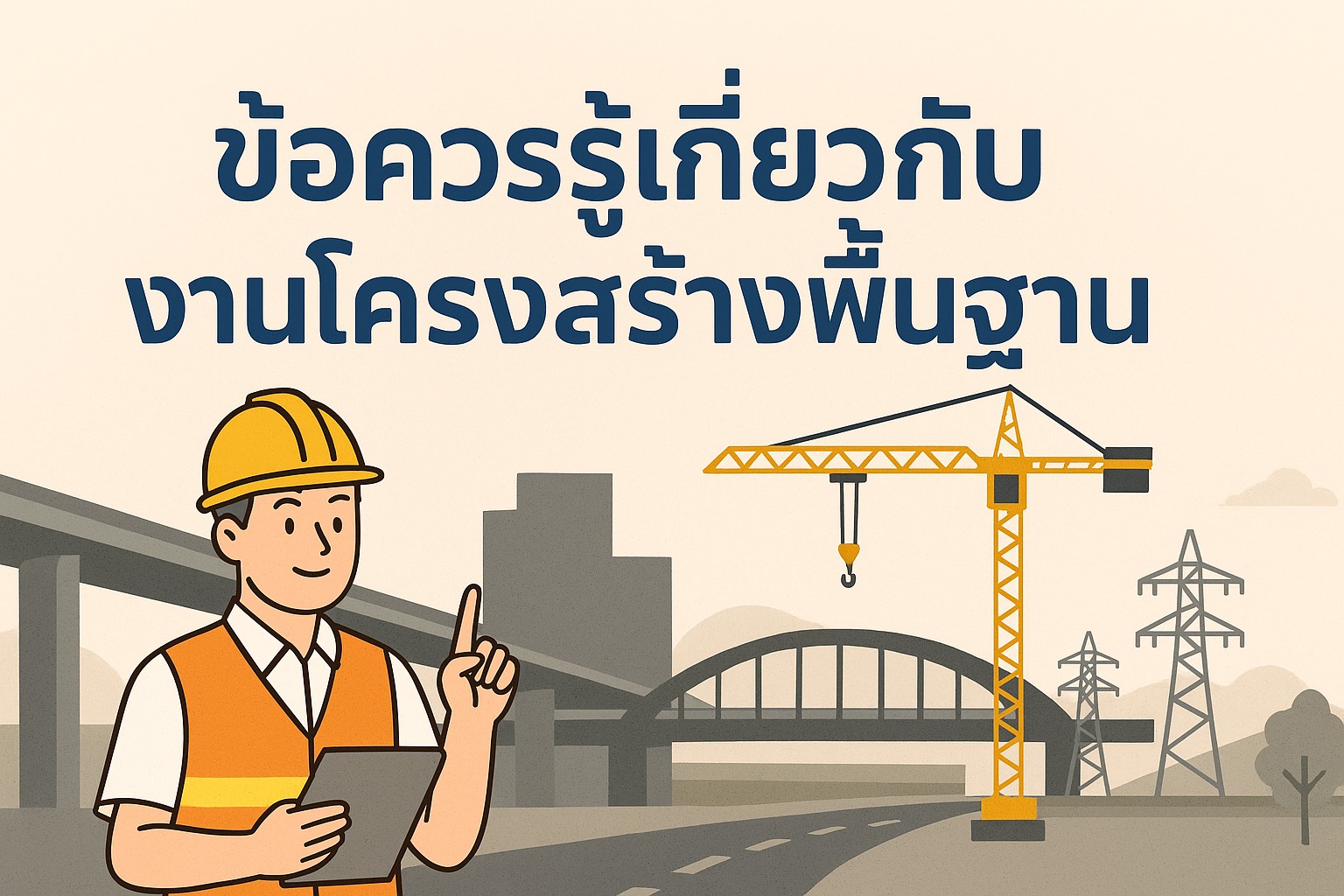 ข้อควรรู้เกี่ยวกับงานโครงสร้างพื้นฐาน